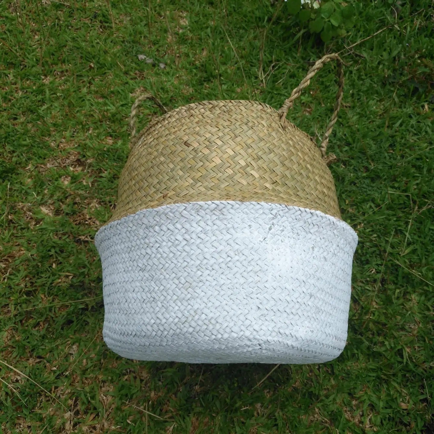 Woven storage basket