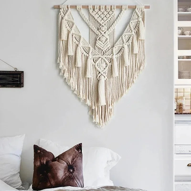 Boho macrame wall hanging