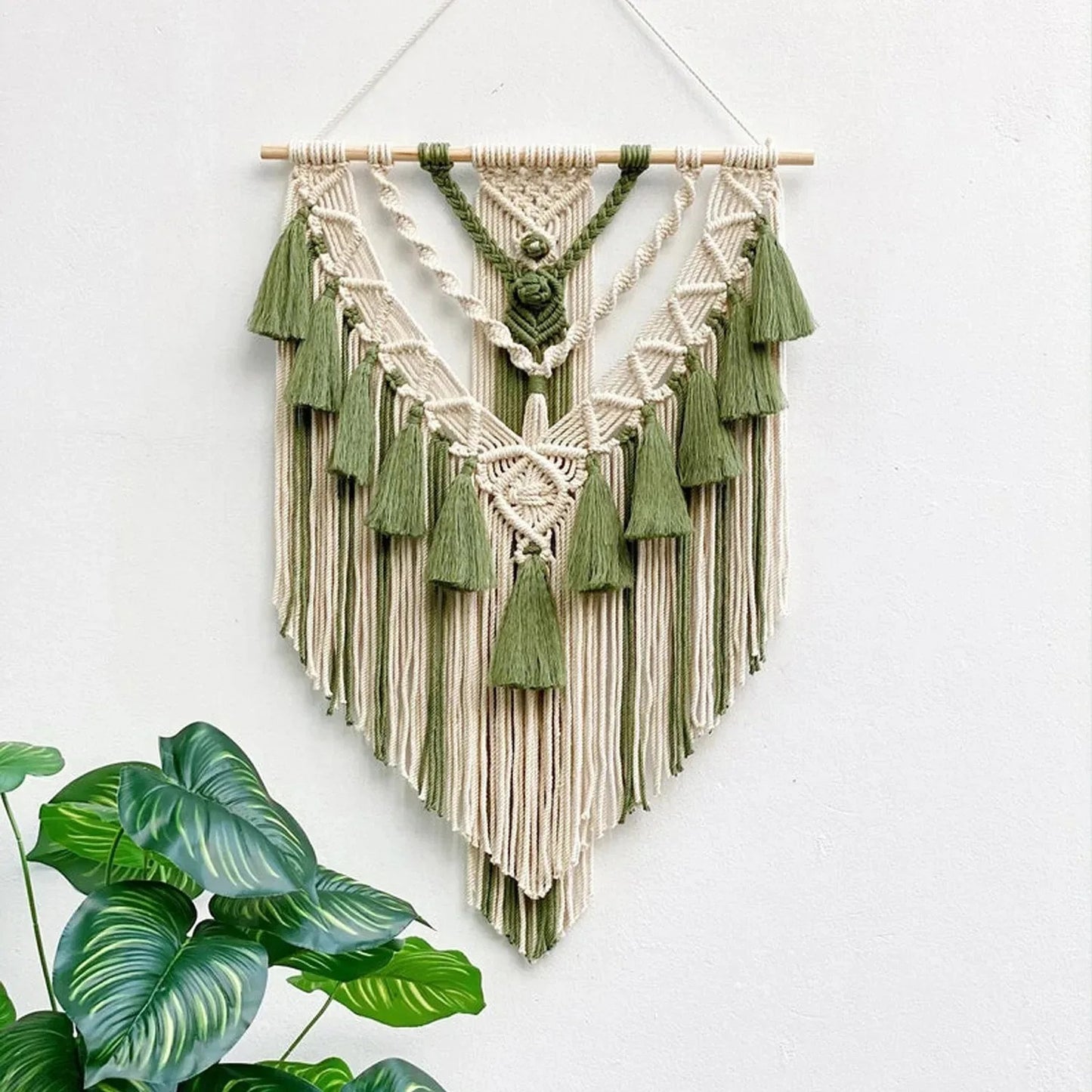 Boho macrame wall hanging