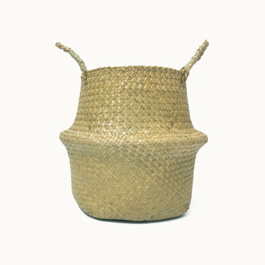 Woven storage basket