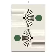 minimalist line art canvas