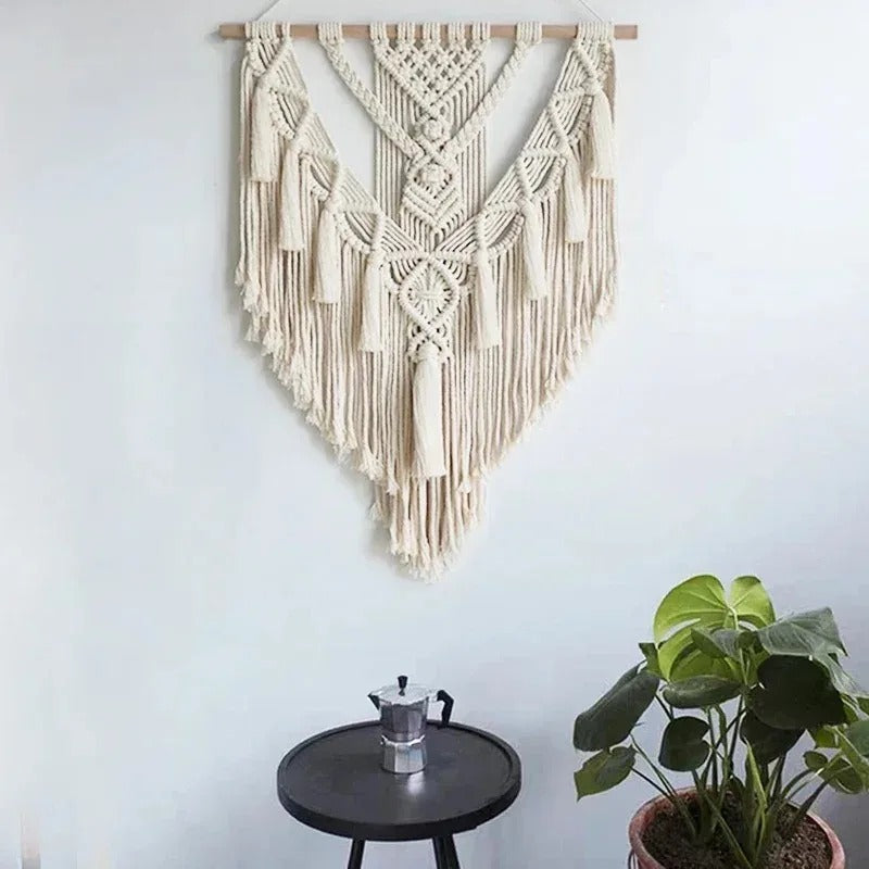Boho macrame wall hanging