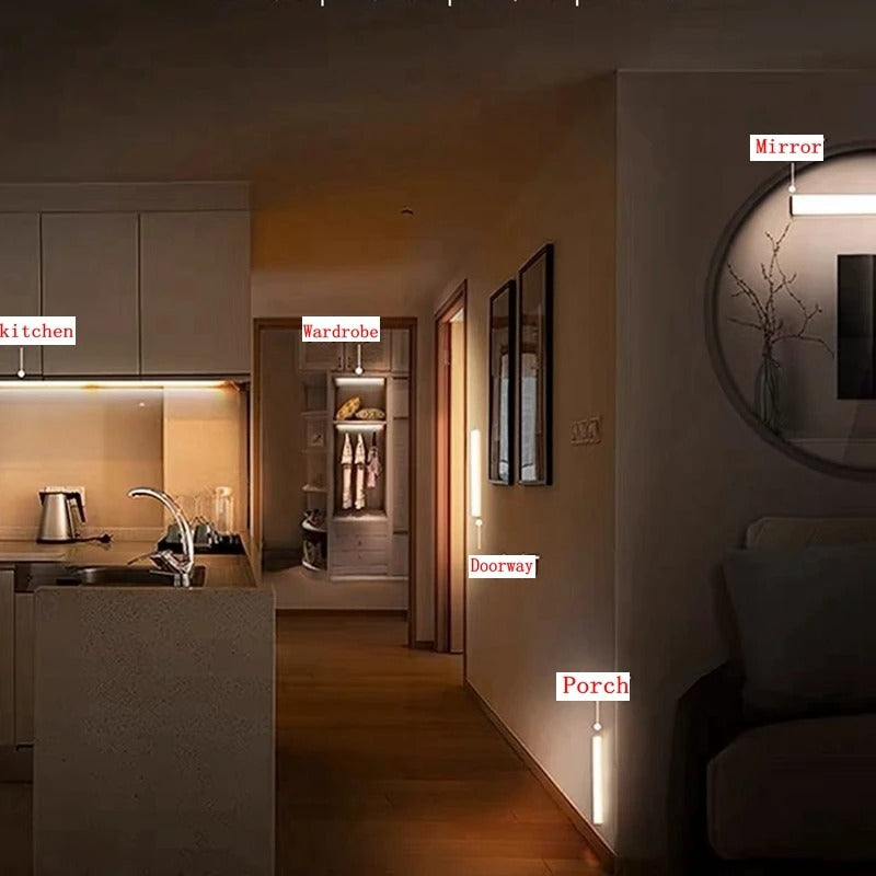LED bookshelf reading lamp