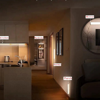 LED bookshelf reading lamp