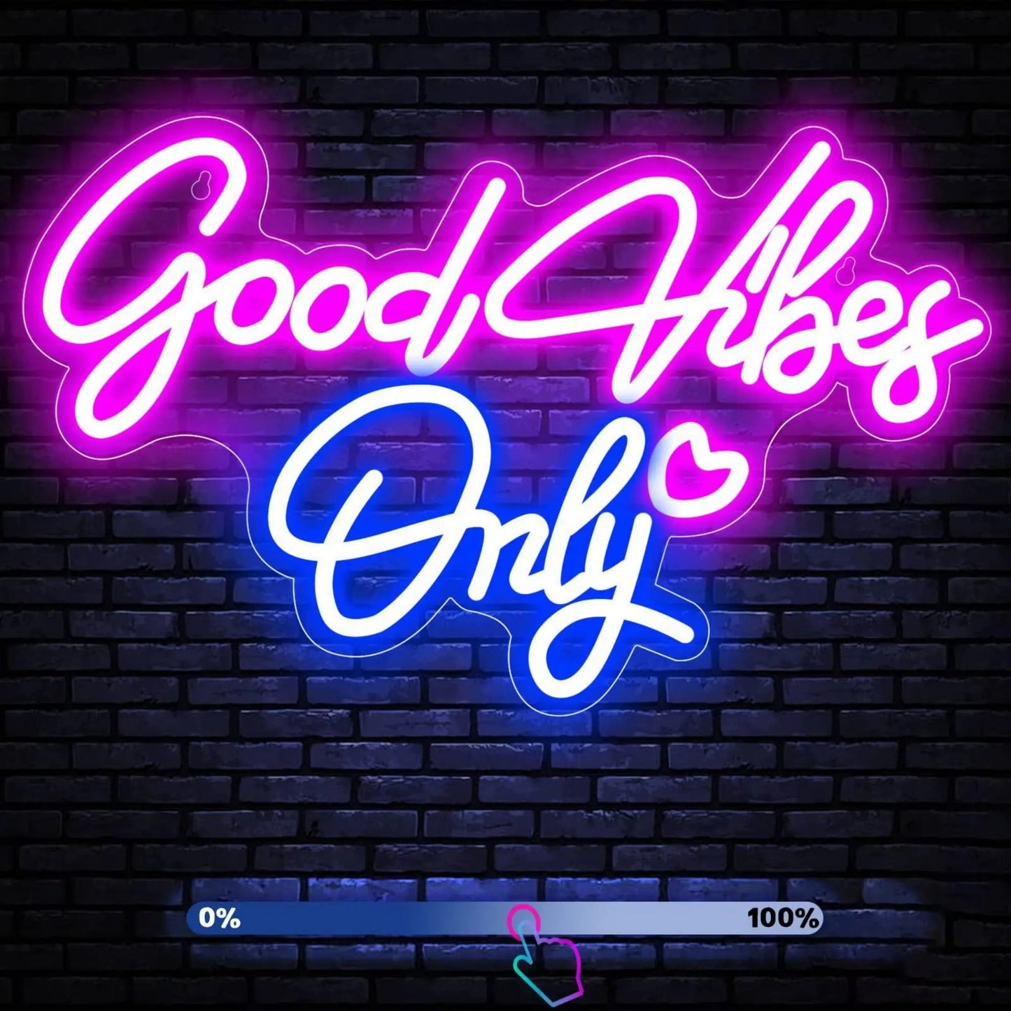 Neon sign Good Vibes Only